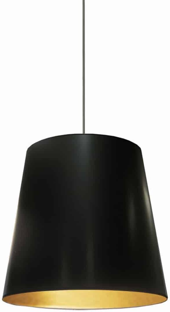 White Gold Drum Pendant Light