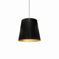 White Gold Drum Pendant Light
