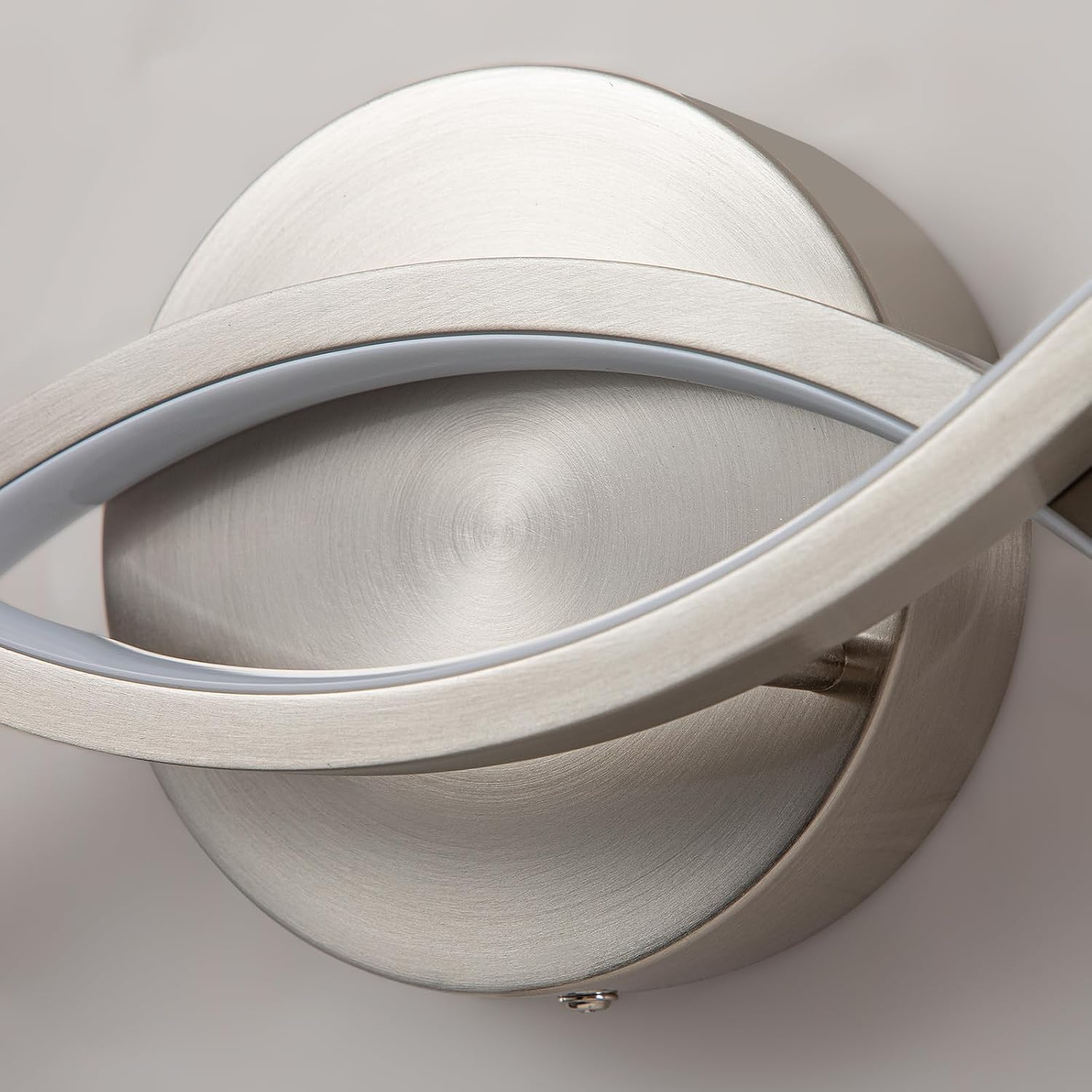 24" Nickel Dimmable Wave LED Vanity Light